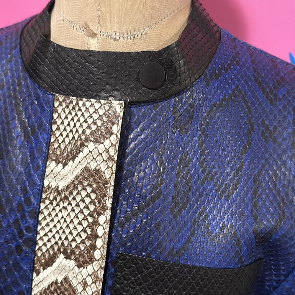 Proenza Schouler Python Jacket Runway - image 3